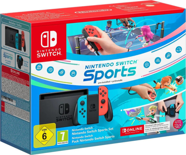 Nintendo Switch - Sports Bundle | Mit Verpackung  |  Rechnung von Müller  | Zustand: Wie Neu | Farbe: schwarz