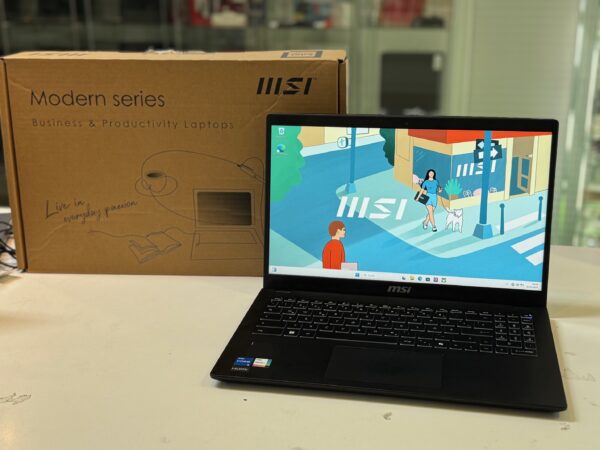 Msi Modern 15 B12mo | mit Originalverpackung i5-1235U  |  16GB RAM  |  512GB SSD Windows 11 Pro   |  mit Verpackung  | Zustand: Sehr Gut – Bild 2