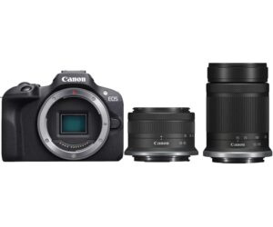 Canon Eos R100 Mit Objektiv Rf-s 18-45mm Und Rf-s 55-210mm | Zustand: Neu