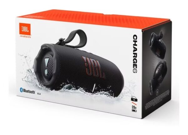JBL Charge 6 schwarz  |   | Zustand: Neu