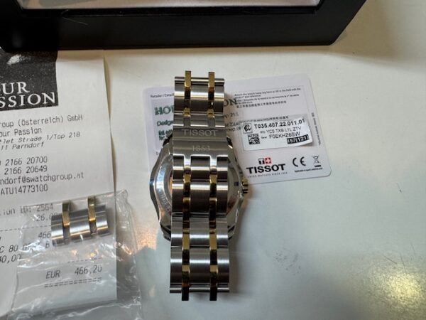 Tissot Powermatic 80 Couturier Uhr | Mit Verpackung  | Rechnung  |  Zertifikat  | Zustand: Wie Neu – Bild 4