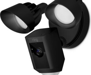 Ring Flutlichtkamera Cam Wired Pro Überwachungskamera | War nur Verpackung aufgemacht  |  Überwachungskamera aussen mit WLAN | HD-Video | LED-Flutlicht | Nachtsicht | Bewegungserfassung & Sirene | Alexa-kompatible Sicherheitskamera | Zustand: Neu