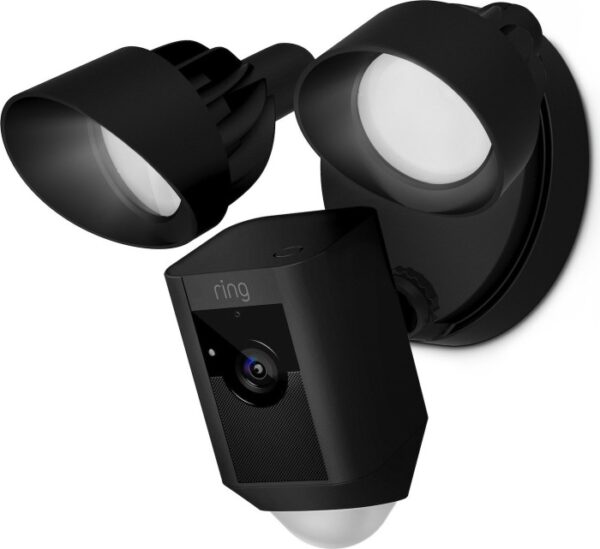 Ring Flutlichtkamera Cam Wired Pro Überwachungskamera | War nur Verpackung aufgemacht  |  Überwachungskamera aussen mit WLAN | HD-Video | LED-Flutlicht | Nachtsicht | Bewegungserfassung & Sirene | Alexa-kompatible Sicherheitskamera | Zustand: Neu