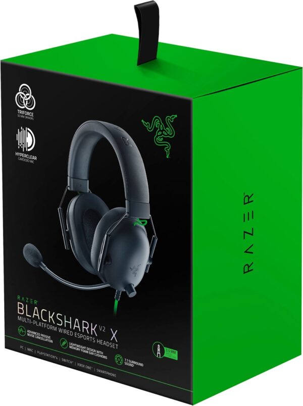 Razer Blackshark V2 X Gaming Headset  | Mit Verpackung  | Zustand: Sehr Gut