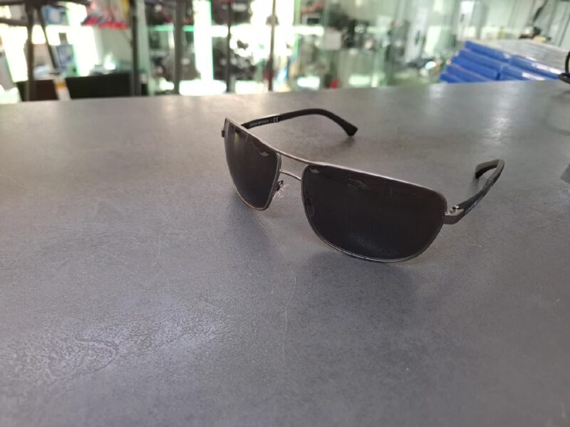 Emporio Armani EA2033 313087 | Sonnenbrille gunmetal rubber | grey | Zustand: Sehr Gut – Bild 2