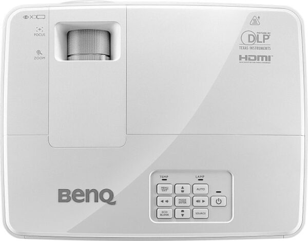 BenQ MW526 Beamer | Lampe 3078 gelaufen Std | ohne Fernbedienung | Zustand: In Ordnung – Bild 3