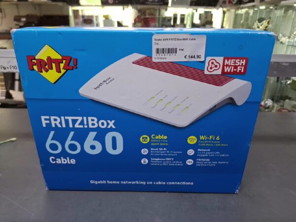 AVM FRITZ!Box 6660 Cable Mesh Router | mit Originalverpackung | Zustand: Gut – Bild 3
