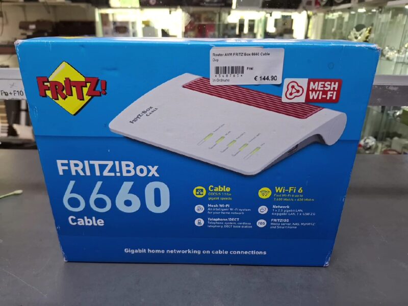AVM FRITZ!Box 6660 Cable Mesh Router | mit Originalverpackung | Zustand: Gut – Bild 3