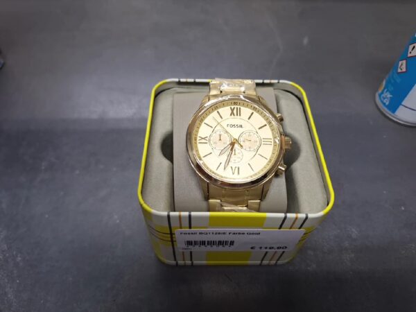 Fossil BQ1128IE Farbe Gold | mit Originalverpackung | Zustand: Neu – Bild 2