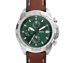 Fossil Men Bronson Chronograph Brown  Leather Watch Fs5898  | mit Originalverpackung | Chronohraf funktionier nichrt | Zustand: Sehr Gut