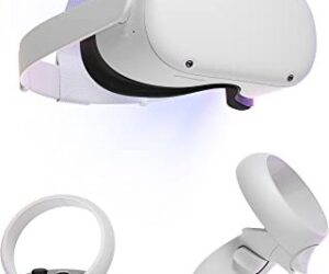 Meta Oculus Quest 2 128GB | HÜLLE GRAU | linker Controller funktioniert schlecht | Zustand: Gut | Farbe: weiss