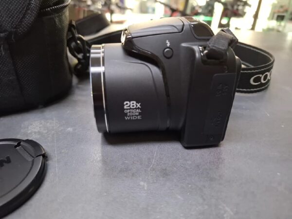 Nikon COOLPIX L340 Digitalkamera 20,2 MP | 28 Fach Optischer Zoom | mit Tasche schwarz | Zustand: Sehr Gut | Farbe: schwarz – Bild 4