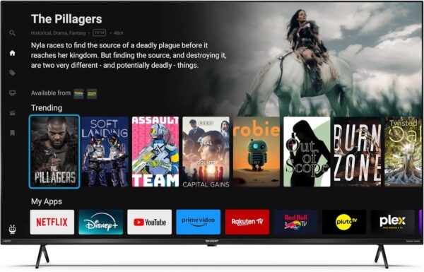 Sharp 55GM6141E  Smart Tv 55 Zoll | mit Originalverpackung | 4K Ultra HD Quantum Dot TiVo TV  | Zustand: Sehr Gut
