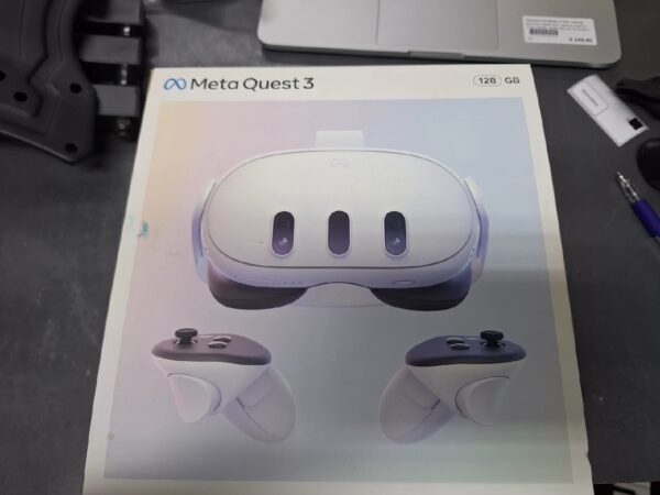 Meta Quest 3 128 Gb | mit Originalverpackung | Zustand: Sehr Gut | Farbe: weiss – Bild 3