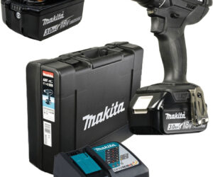 Makita DDF482RFEB Black Edition | Koffer schwarz | mit Ladegerät und 2 Akkus 3 Ah  | Zustand: Sehr Gut