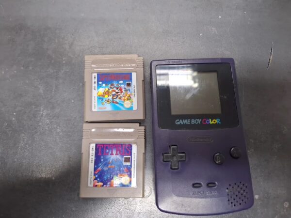 Nintend Game Boy Color Cgb-001 | Super Mario Land Spiele + Tetris Spiele als Geschenk  | Zustand: Gut