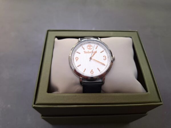 Timberland TBL15643MYS.01 | mit Originalverpackung | Damen Analog Quarz Uhr mit Leder Armband | Zustand: Wie Neu – Bild 2