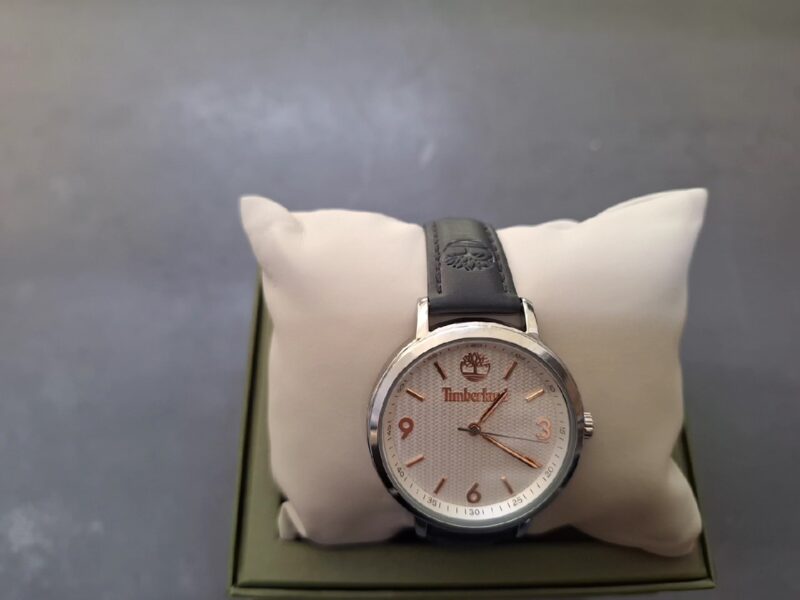 Timberland TBL15643MYS.01 | mit Originalverpackung | Damen Analog Quarz Uhr mit Leder Armband | Zustand: Wie Neu – Bild 3