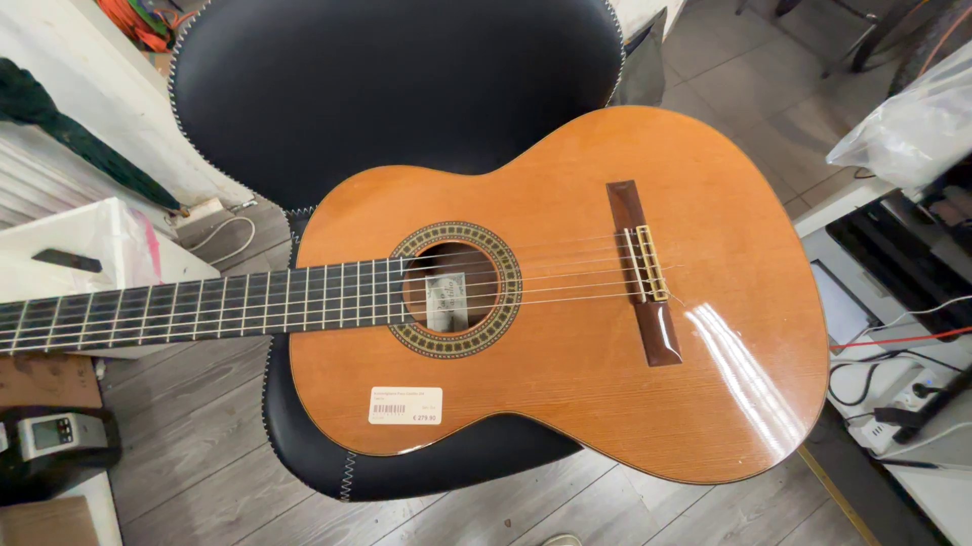 Konzertgitarre Paco Castillo 204 | Tasche | Steg teilweise abglöst ! | Zustand: Sehr Gut – Bild 4