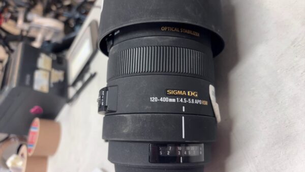 Sigma Dg 120-400mm 1:4.5-5.6 Apo Hsm | Für Nikon Kamera. | Zustand: Gut – Bild 5