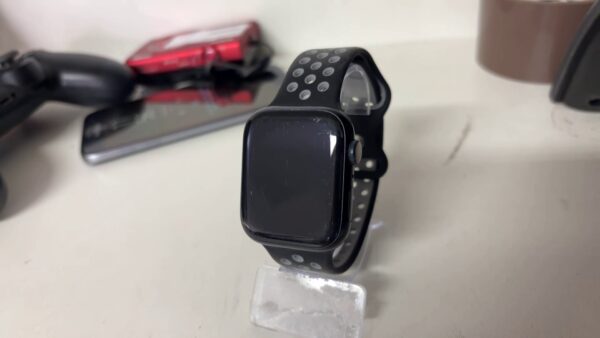 apple watch series 9 45mm midnight Aluminium Case GPS  | Display zerkratzt! | Zustand: Gut – Bild 3