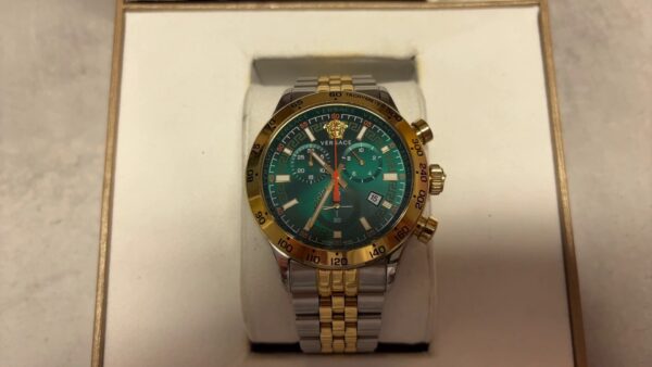 Versace Hellenyium Chrono VE2U00522 Uhr  | mit Originalverpackung | Zustand: Sehr Gut – Bild 2