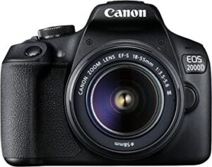 Canon Eos 2000d | Mit Obijektiv EFS 18-55mm | Zerkratzt | Zustand: Gut