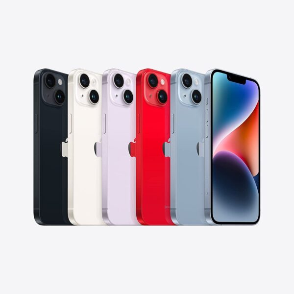 iPhone 14 128GB | hinter bruch | Zerkratzt  | SimLock: A1 | Zustand: In Ordnung | Farbe: blau – Bild 2