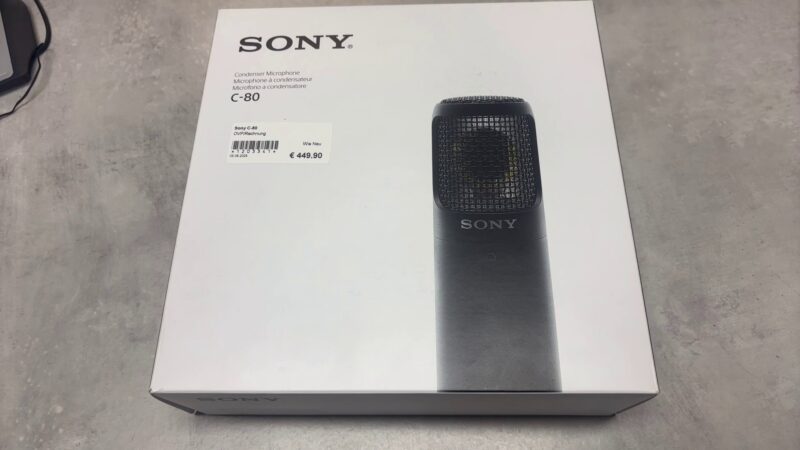 Sony C-80  | mit Originalverpackung | mit original Rechnung von 02.10.2024. | Zustand: Wie Neu – Bild 5