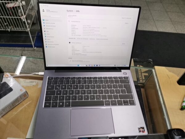 Huawei MateBook 14 AMD (2020) MateBook 14  | Ryzen 7 4800H | 8GB RAM | 512GB SSD | DE Windows 11 Home  | Zustand: Sehr Gut – Bild 5