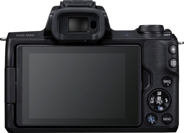 Canon EOS M50 schwarz Body mit Obiektiv | Canon EF 50mm 1.8 STM  |  Ladegerät  | Zustand: Sehr Gut – Bild 2