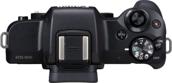 Canon EOS M50 schwarz Body mit Obiektiv | Canon EF 50mm 1.8 STM  |  Ladegerät  | Zustand: Sehr Gut – Bild 3