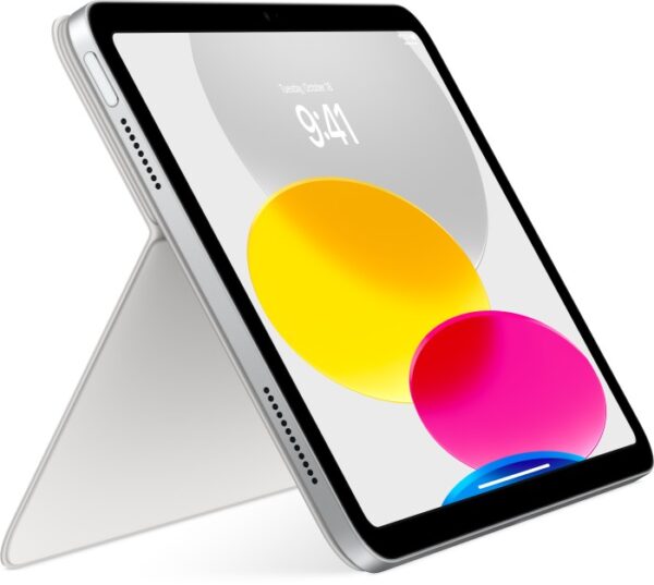 Apple Magic Keyboard Folio, KeyboardDock für iPad 11 (A16, 2025) / iPad 10 (2022), weiß, DE | mit Originalverpackung  | Zustand: Sehr Gut