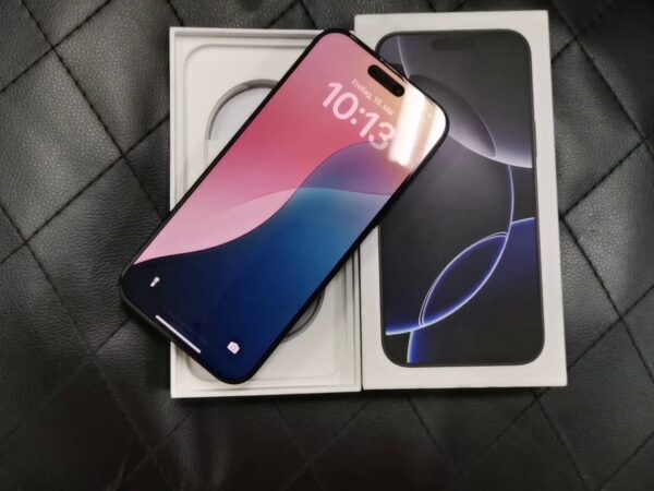 iPhone 16 Pro Max 512GB | mit Originalverpackung Garantie
Gültig bis: 7 Oktober 2025 | SimLock: Frei | Zustand: Sehr Gut | Farbe: schwarz – Bild 5