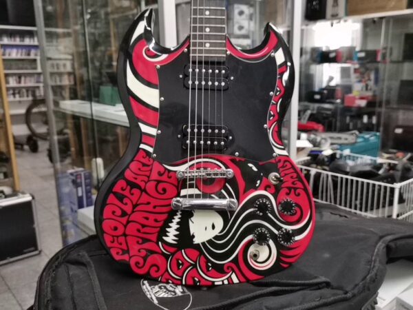 Emily The Strange Epiphone Gitarr | Schwarze Tasche | Zustand: Gut – Bild 2