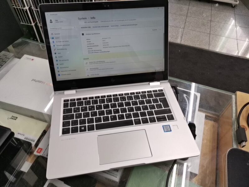 Hp Elitebook X360 1030 G2 | I5-7600u   | 16.00 GB Ram 256 GB SSD  Windows 11 Pro Touchsrenn | Zustand: Sehr Gut – Bild 4