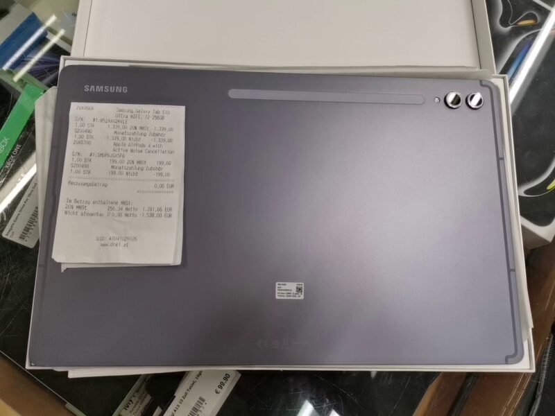 Samsung Galaxy Tab S10 Ultra X920 12gb Ram 256gb Flash | mit Originalverpackung Mit Rechnung  mit org. Rechnung vom 27.02.2027 | Zustand: Wie Neu – Bild 5