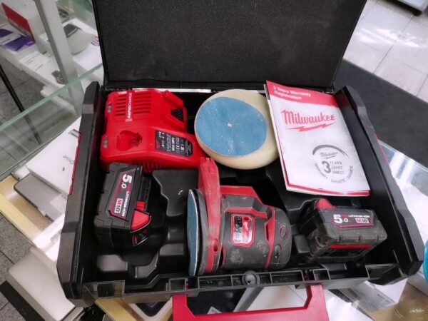 Milwaukee M18 BOS125-502B Akku-Exzenterschleifer | Koffer  | Zustand: Sehr Gut – Bild 2