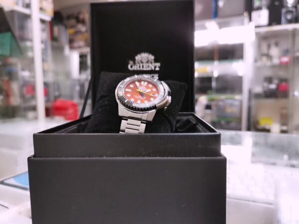 Orient Herren Analog Automatik Uhr Mit Edelstahl Armband | mit Originalverpackung  | Zustand: Wie Neu – Bild 4