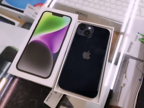 iPhone 14 128GB | mit Originalverpackung Akku 84 % | SimLock: Frei | Zustand: Sehr Gut | Farbe: schwarz – Bild 5