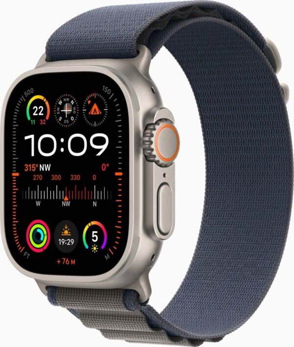 Apple Watch Ultra 2 mit Trail Loop S/M orange/beige | mit Originalverpackung  |  98% Akku  | Zustand: Sehr Gut