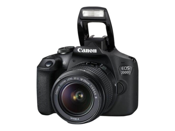 Canon EOS 2000D mit Objektiv EF-S 18-55mm 3.5-5.6 III | Mit Ladegerät  |  Originale Canon Tasche   | Zustand: Sehr Gut
