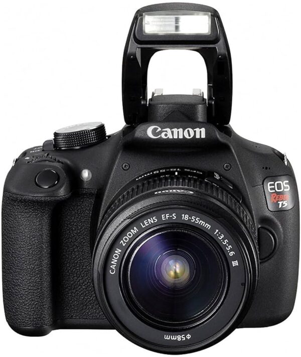 Canon Eos Rebel T5 Kamera mit Kit 18-55mm is III | Mit Ladegerät  |  2 Akku  |  Canon Tasche    | Zustand: Gut