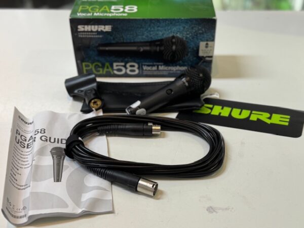 Shure PGA 58 XLR - Dynamisches Gesangsmikrofon | Mit Verpackung  | Zustand: Wie Neu – Bild 2