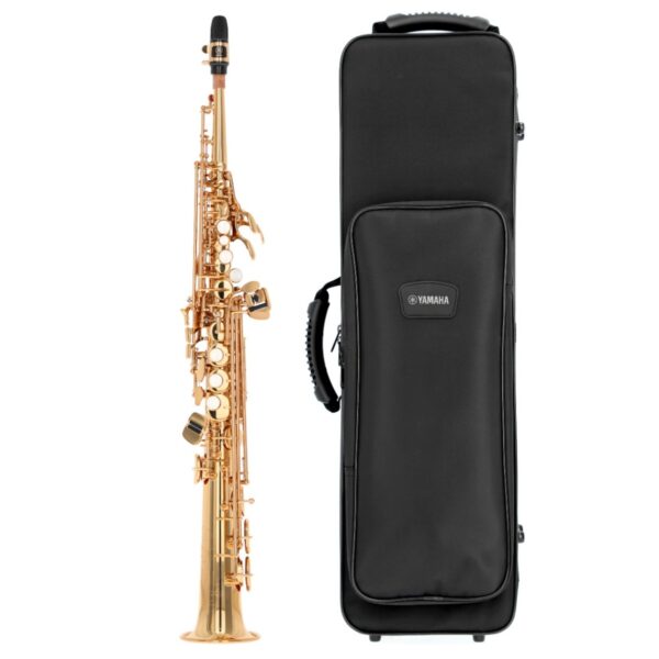 Yamaha YSS-475 II Sopransaxophon | mit Originale Rechnung | 2 Mundstücken | Blätter | Softkoffer | zubehör | gurt  | Zustand: Sehr Gut