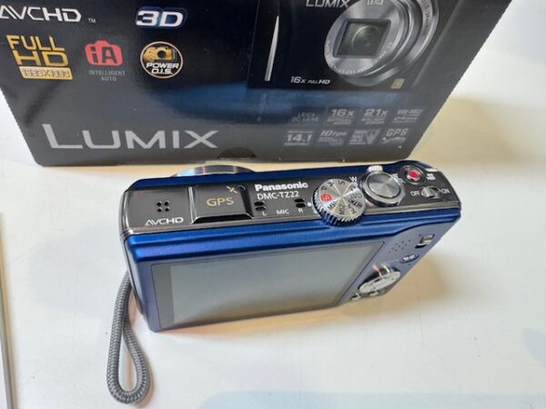Panasonic Lumix TZ22 Digitalkamera Blau | Mit Verpackung  |  Ladegerät  |  Beschreibung  | Zustand: Sehr Gut – Bild 5
