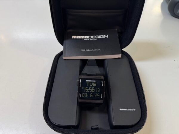 Momo Design Uhr GMT Digital MD178 Quartz Titanium | Mit Verpackung   | Zustand: Sehr Gut – Bild 2