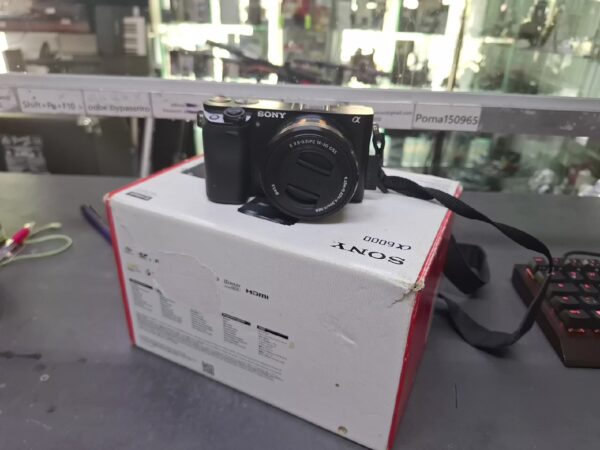 Sony Alpha 6000 | mit Originalverpackung | mit Objektiv  3.5-5.6 | PZ 16-50 mm OSS | Zustand: Sehr Gut – Bild 2