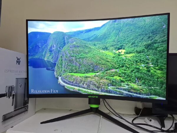 Aryond a32 V1.3 31,5 Zoll Curvet 165gh Monitor | mit Ladegerät | Zustand: Sehr Gut – Bild 2