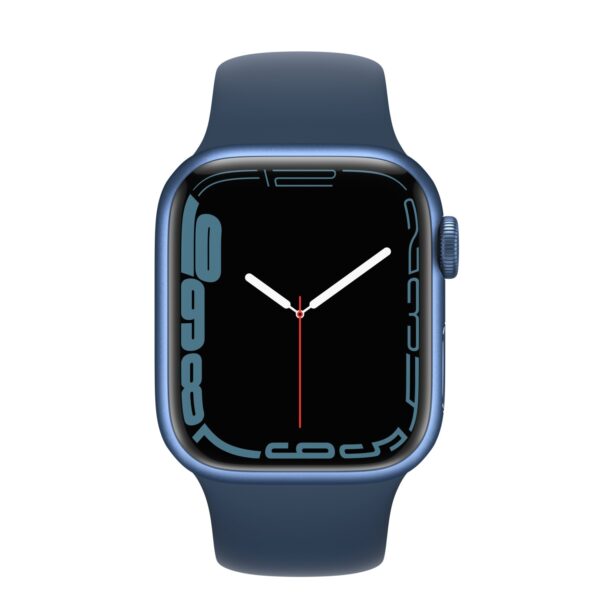 Apple Watch Series 7 GPS 41mm, Blau | mit Ladegerät |  Akku 85 % | Zustand: Gut